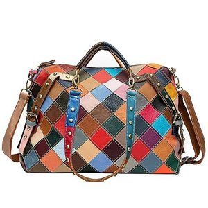 Tie Dye Messgenger Satchel Compact Strap Satchel With Adjustable Straps
